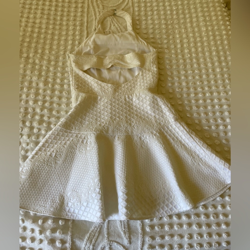 Parker Leona Halter Mini Dress - Picture 3 of 6